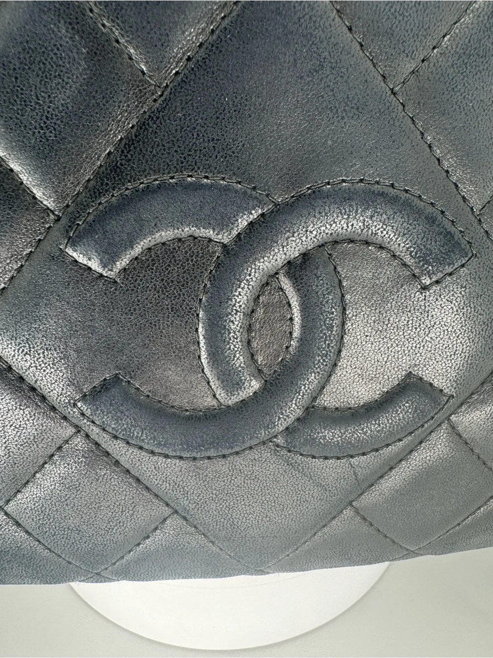 Chanel Series 2 Black Quilted Lambskin Tassel Crossbody Bag